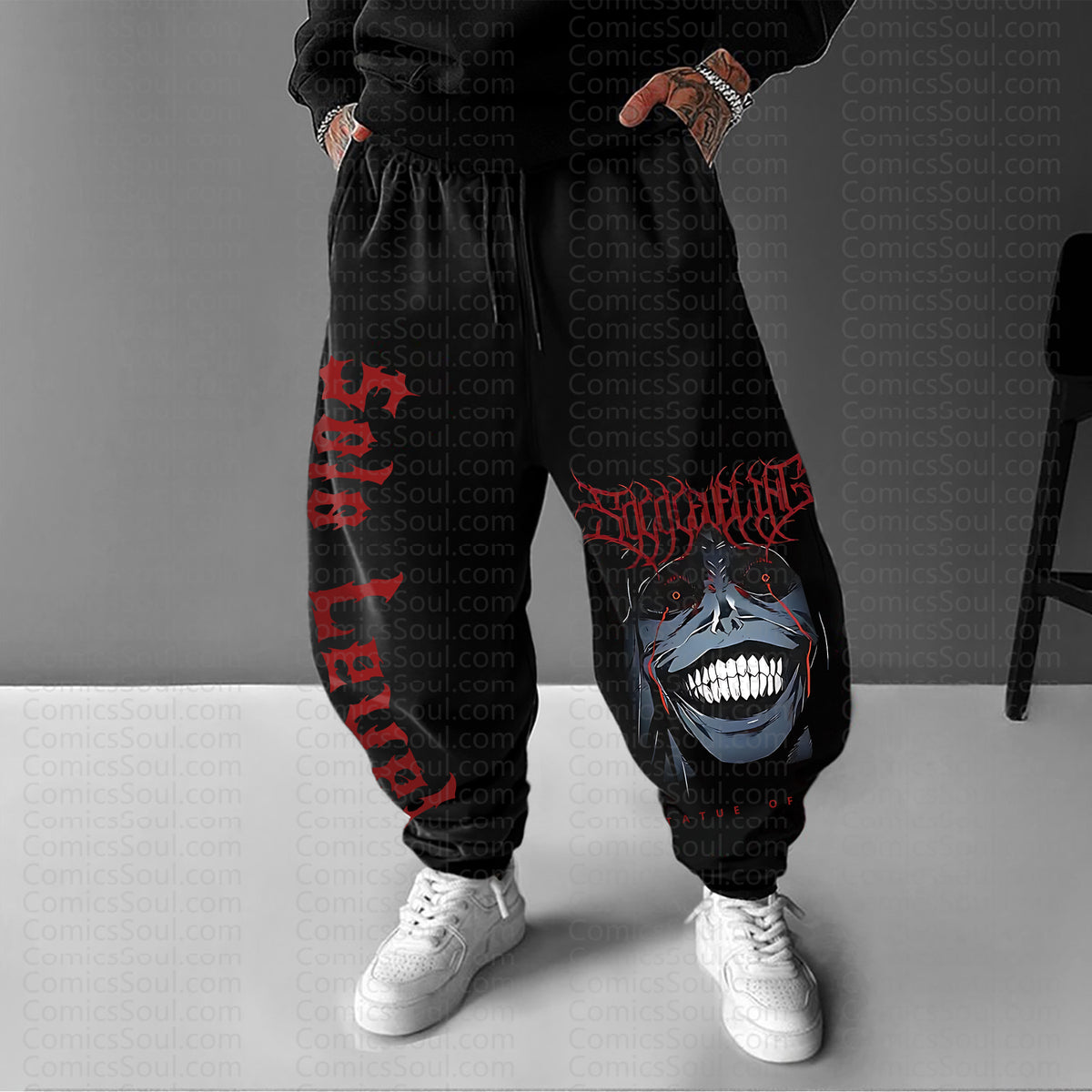 SL-Unisex Anime Inspired Vintage Pants