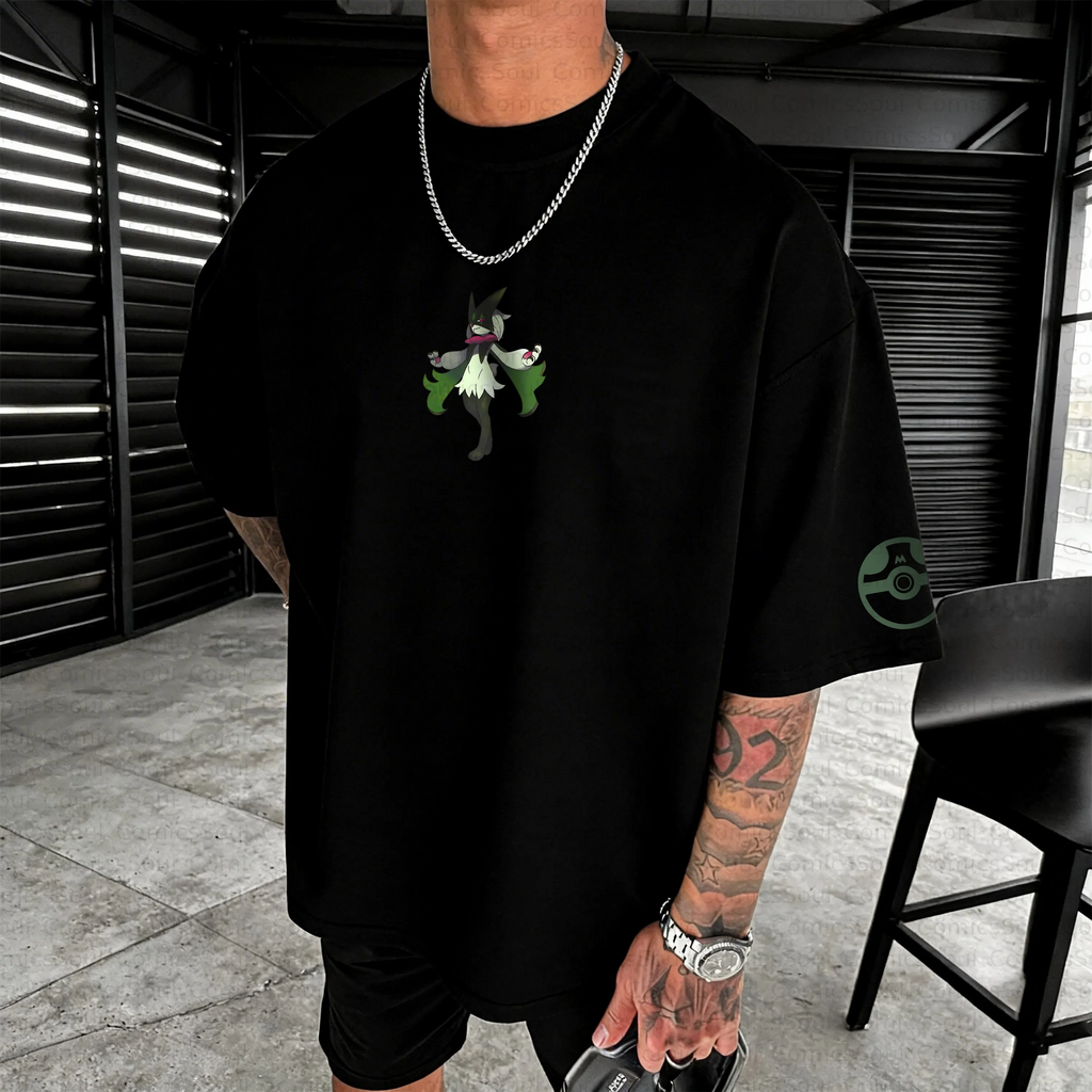 PKM-Unisex Anime Inspired Vintage T-Shirt