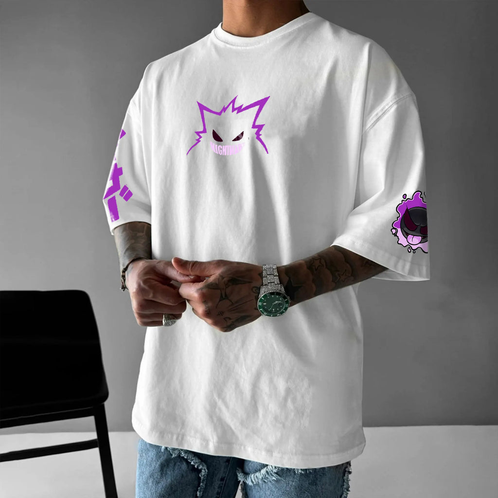 PKM-Unisex Anime Inspired Vintage T-Shirt