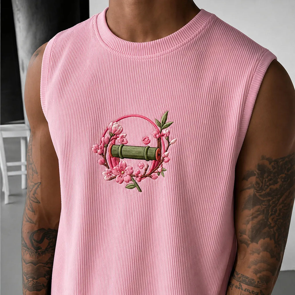 KNY Unisex Anime-print Tank Top