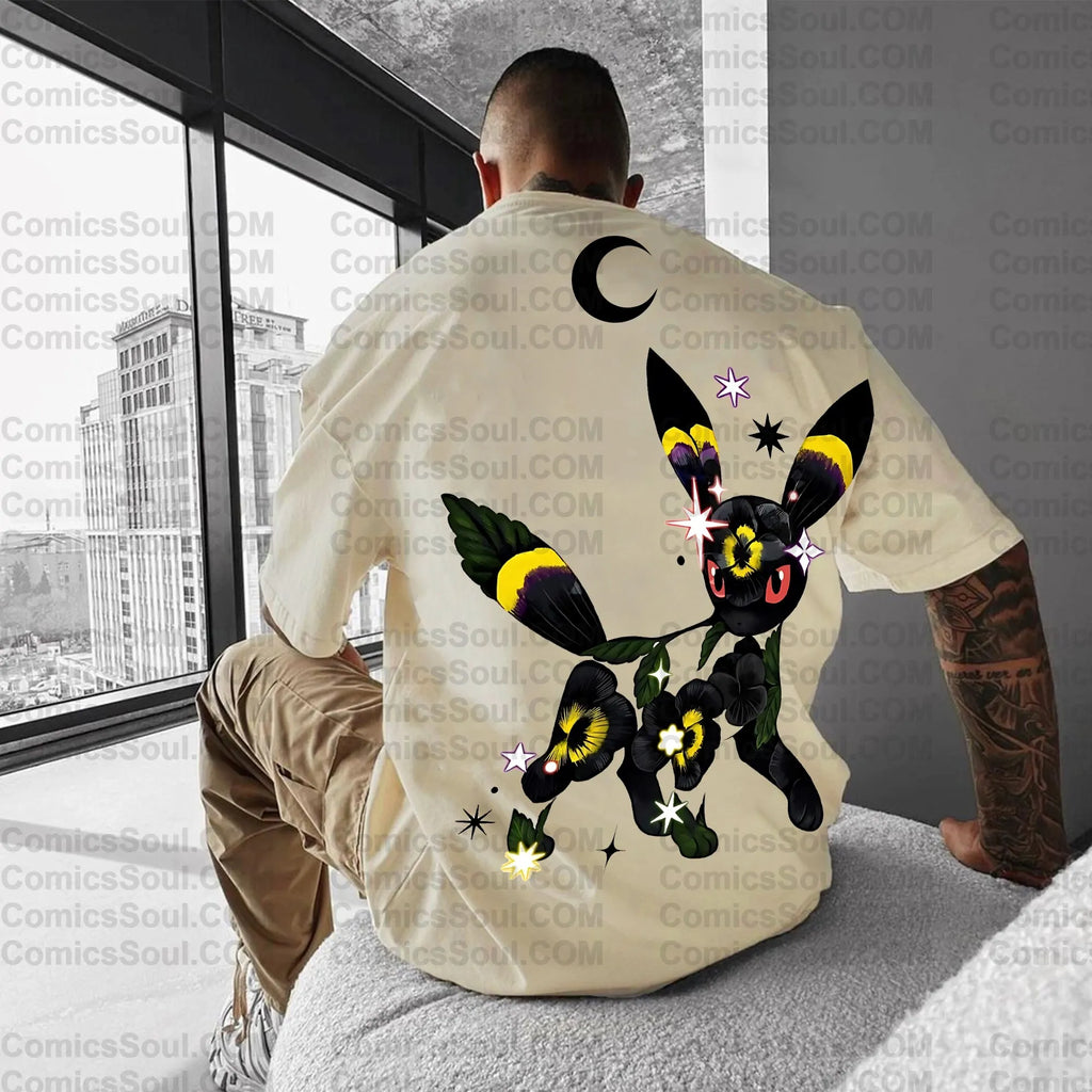 PKM-Unisex Anime Inspired Vintage T-Shirt