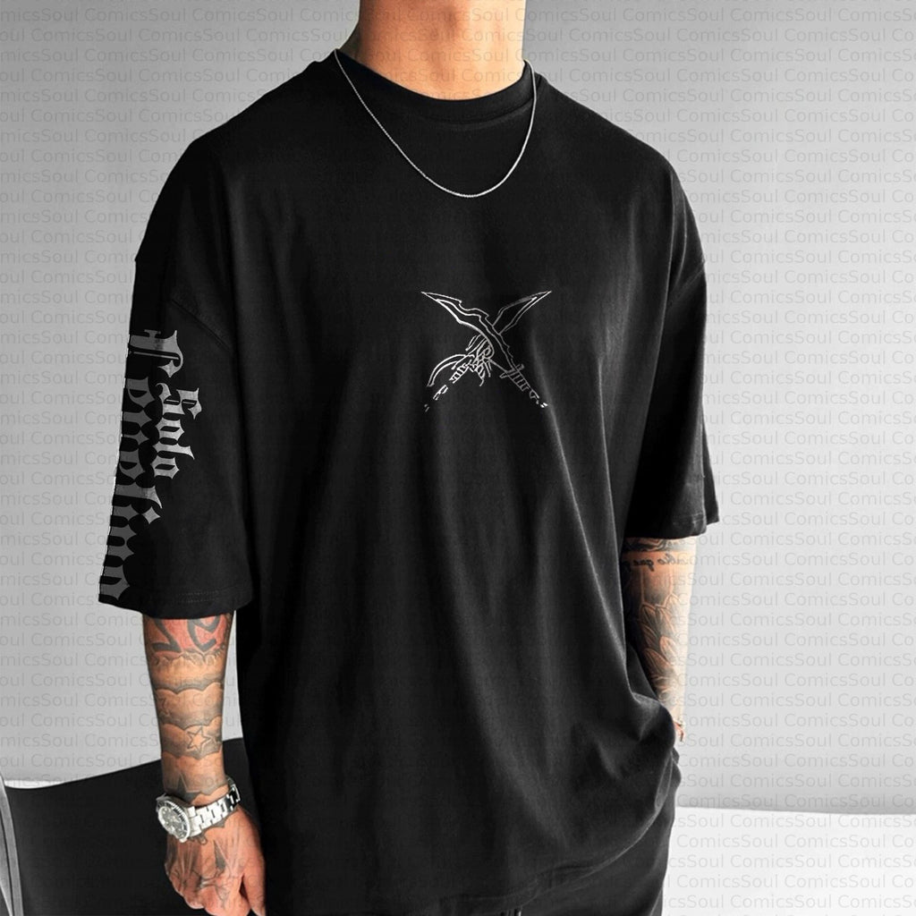 SL-Unisex Anime Inspired Vintage T-shirt