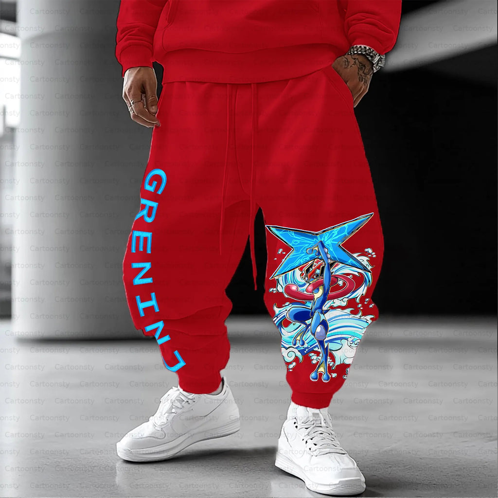 PKM-Unisex Anime Inspired Vintage Pants