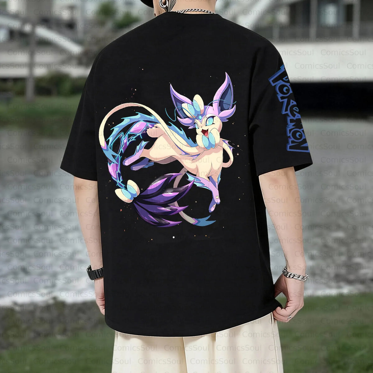 PKM-Unisex Anime Inspired Vintage T-Shirt