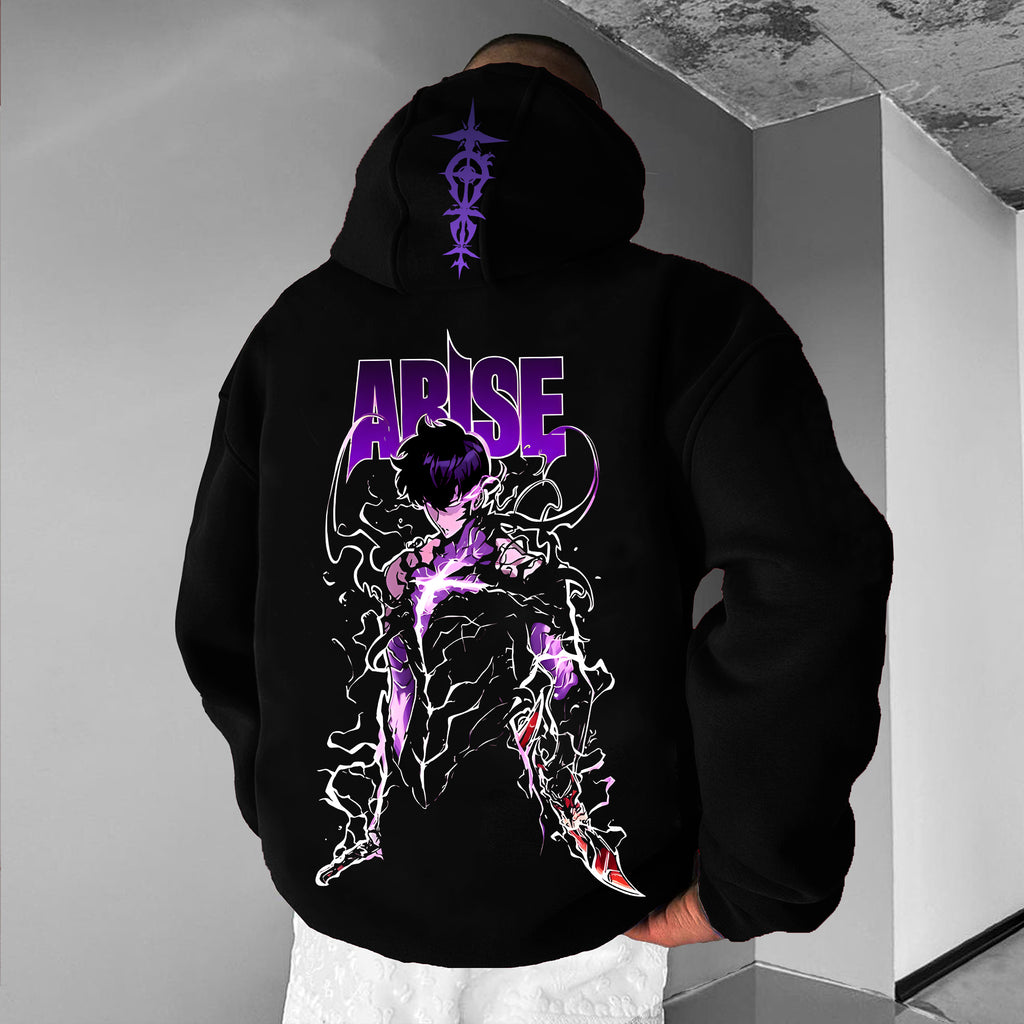 SL-Unisex Anime Graphic Streetwear Vintage Hoodie