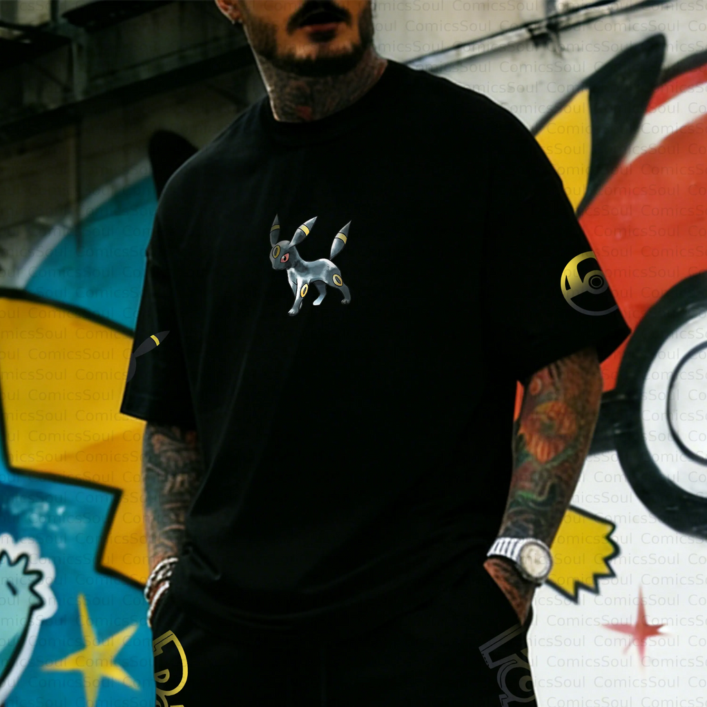 PKM-Unisex Anime Inspired Vintage T-Shirt