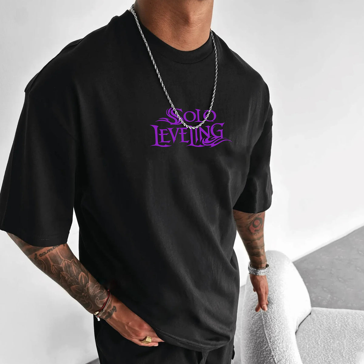 SL-Unisex Anime Inspired Vintage T-Shirt
