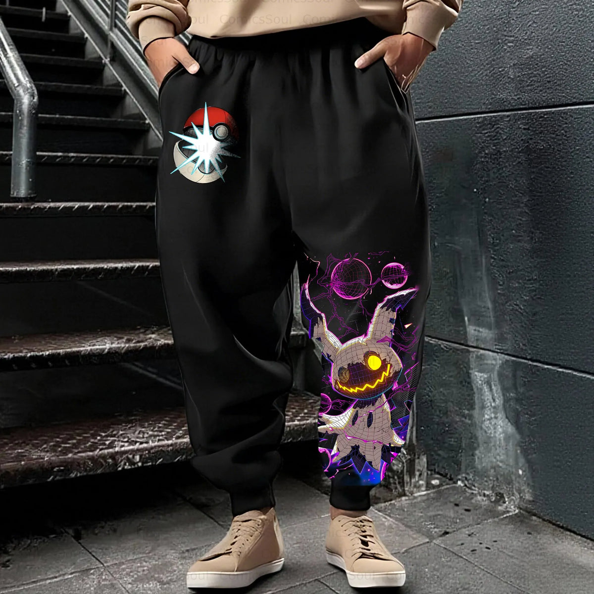 PKM-Unisex Casual Anime Streetwear Pant