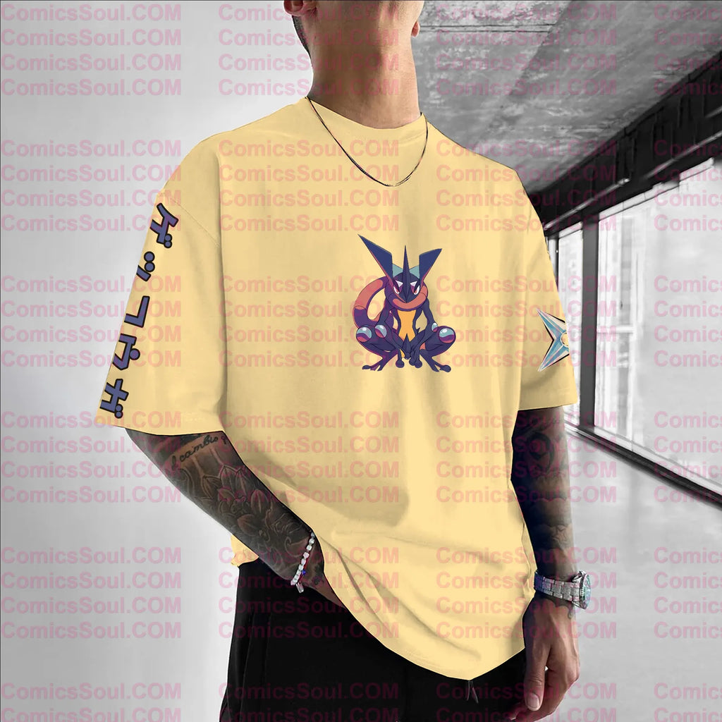 PKM-Unisex Anime Inspired Vintage T-Shirt