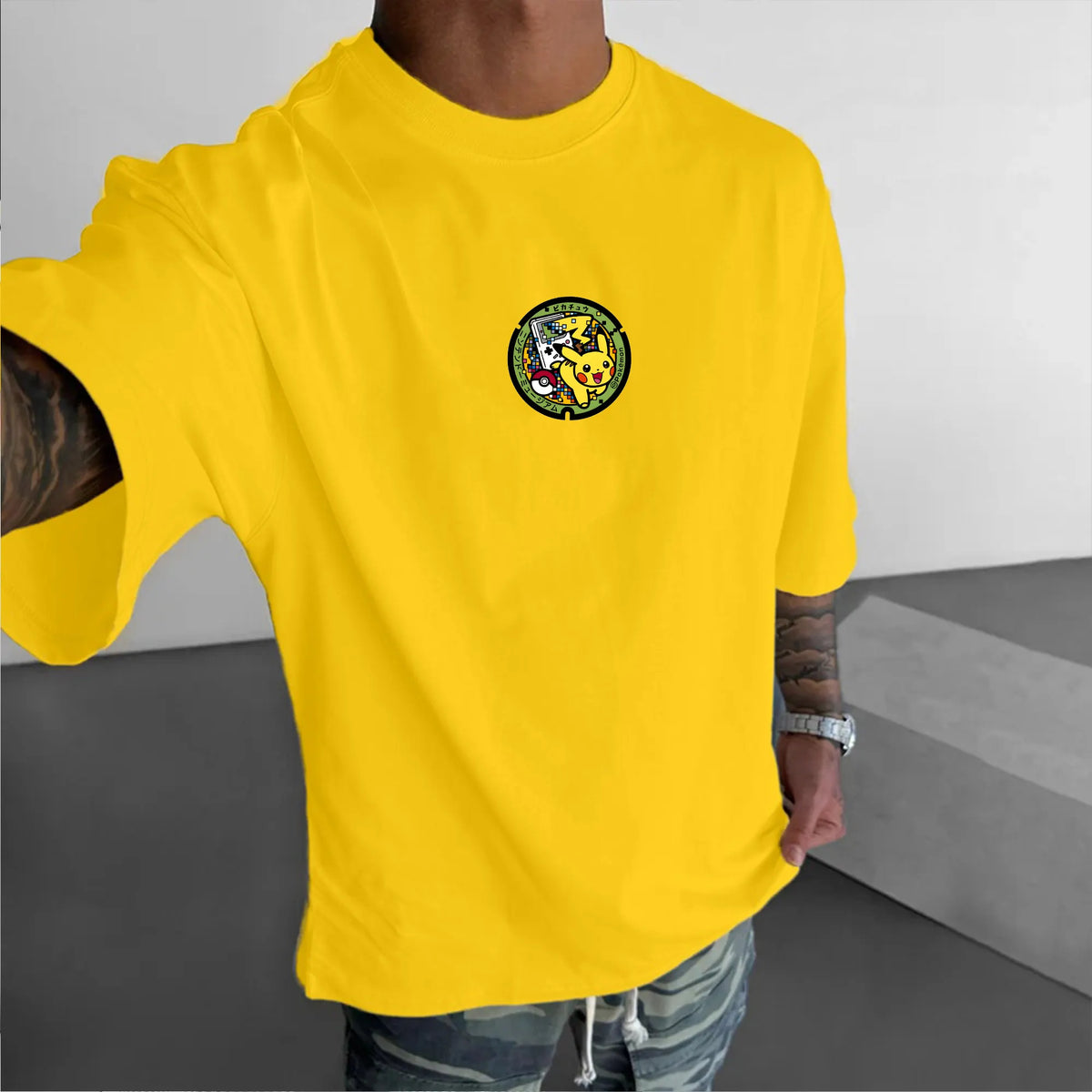 PKM-Unisex Anime Inspired Vintage T-Shirt
