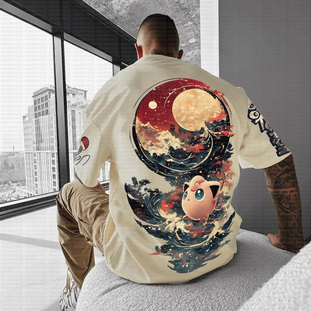 PKM-Unisex  Anime Inspired Vintage T-Shirt