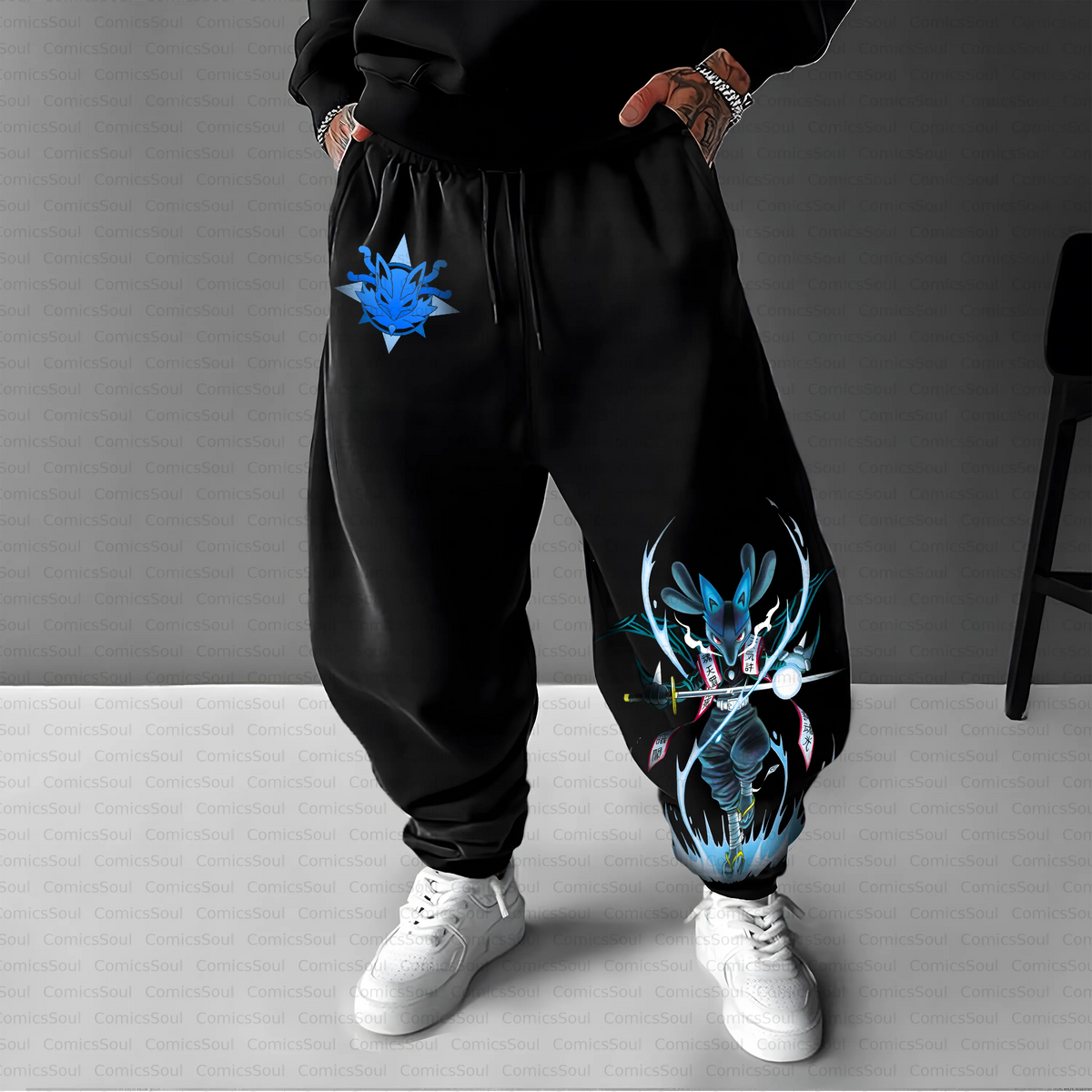 PKM-Unisex Casual Anime Streetwear Pant