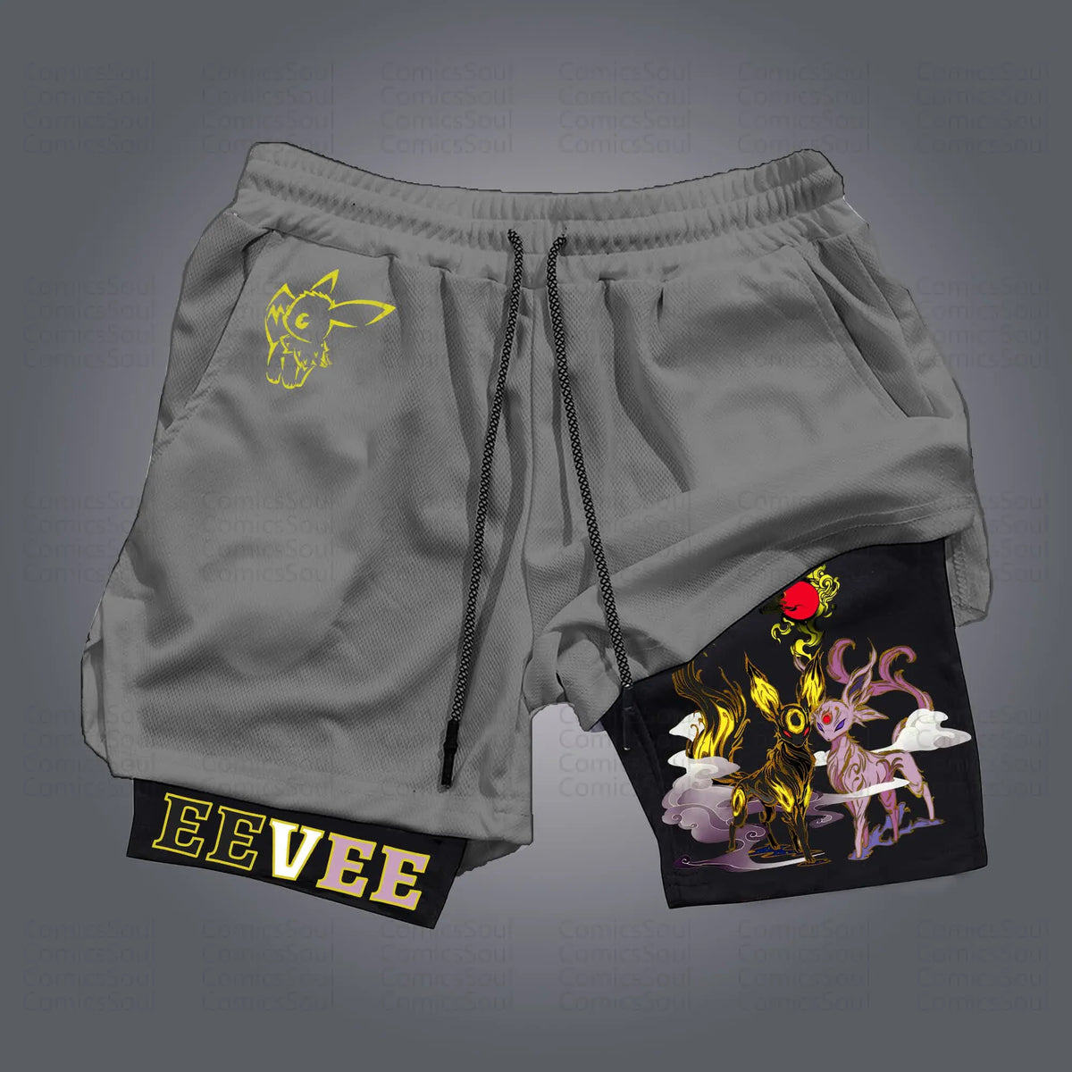 PKM-Unisex Casual Anime Streetwear Shorts