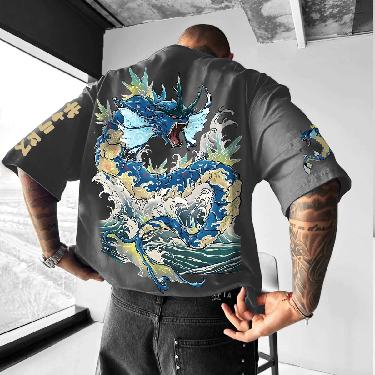 PKM-Unisex  Anime Inspired Vintage T-Shirt