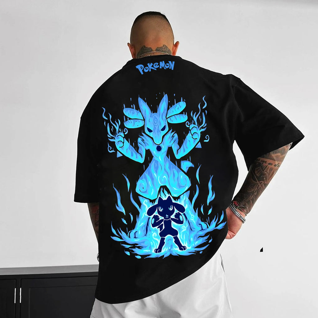 PKM-Unisex Anime Inspired Vintage T-Shirt