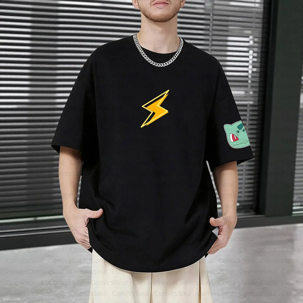 PKM-Unisex Anime Inspired Vintage T-Shirt