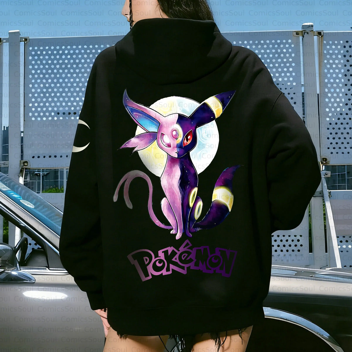 PKM-Unisex Anime Inspired Vintage Plush Hoodie