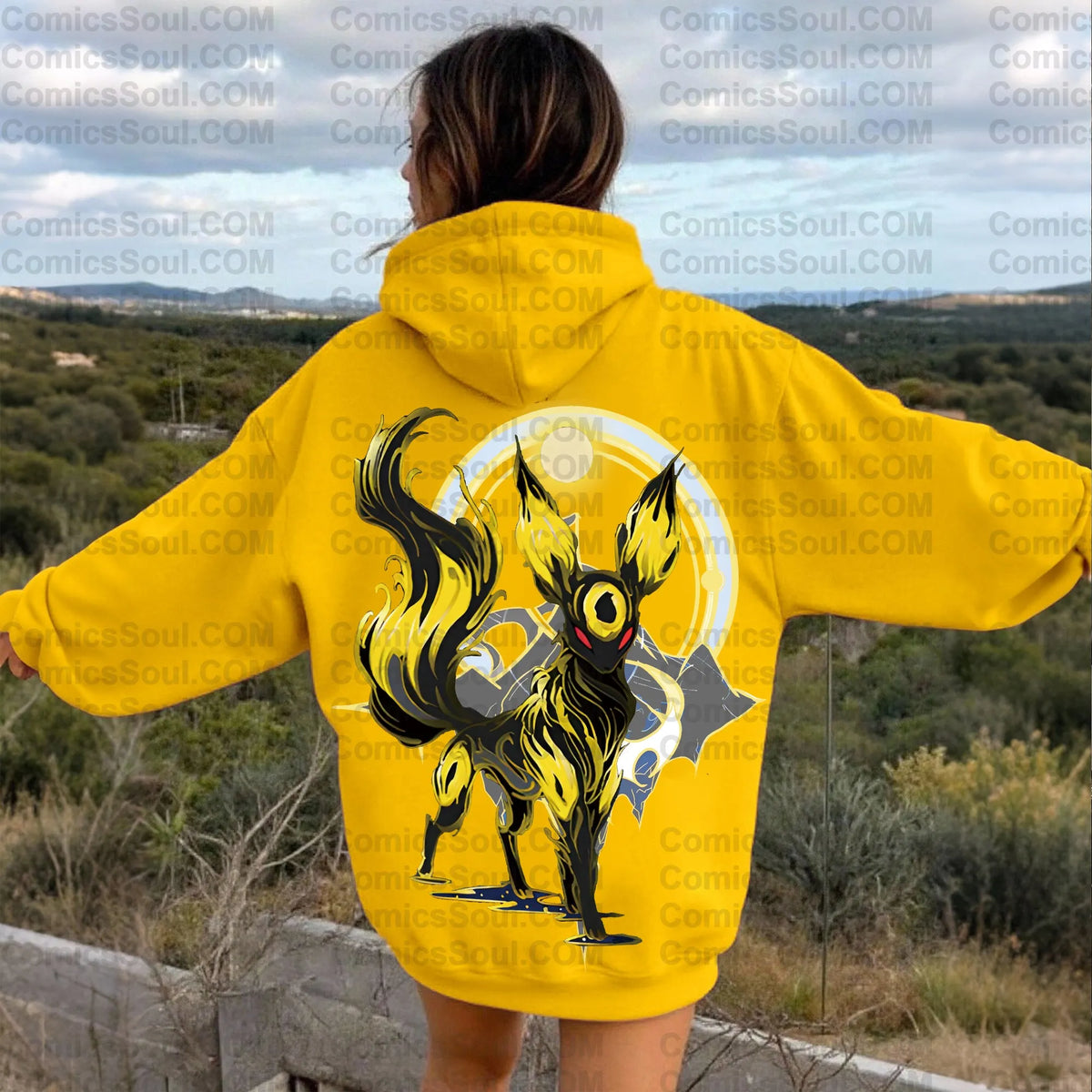PKM-Anime Inspired Vintage Hoodie