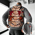Dragon Ball Unisex Retro Corduroy Sweatshirt In Anime Style