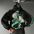 KNY Color-blocked Corduroy Hooded Sweatshirt