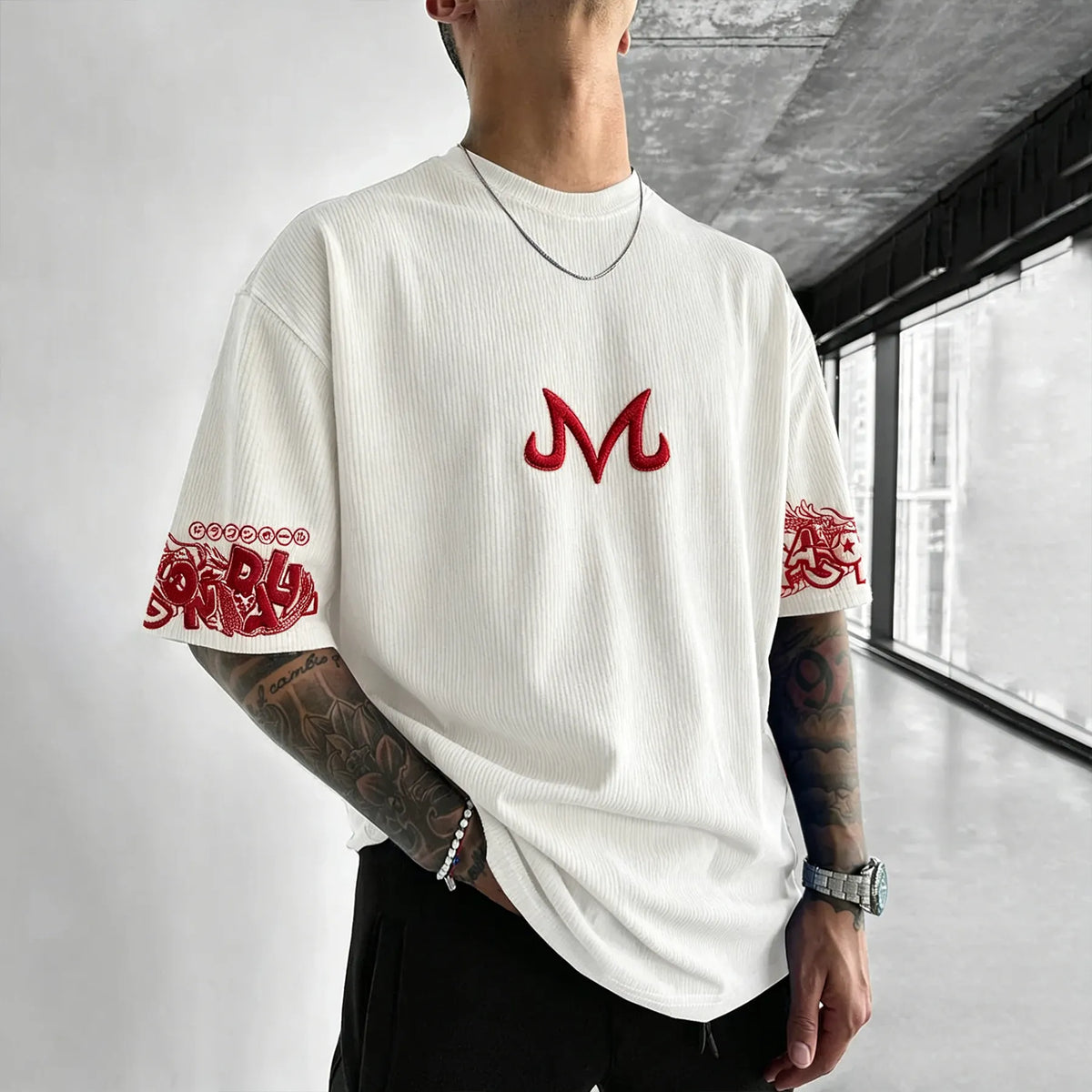 Dragon Ball Unisex Anime Inspired Vintage Corduroy T-Shirt