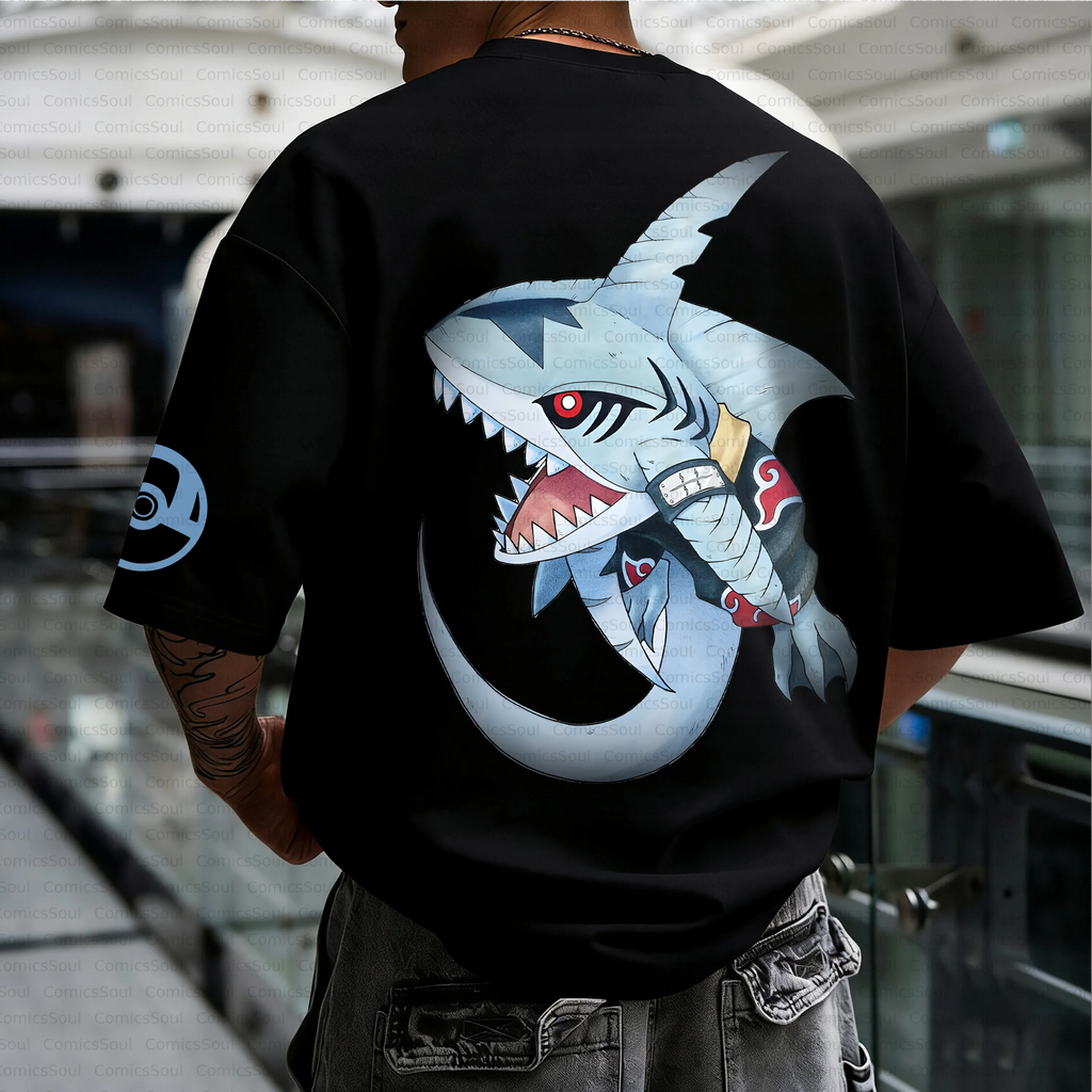 PKM-Unisex Anime Inspired Vintage T-Shirt