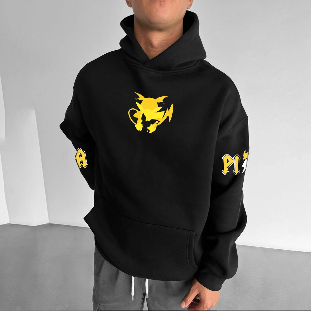 PKM-Unisex Anime Graphic Streetwear Vintage Hoodie