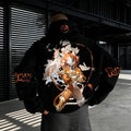 PKM-Unisex Anime Inspired Vintage Plush Hoodie