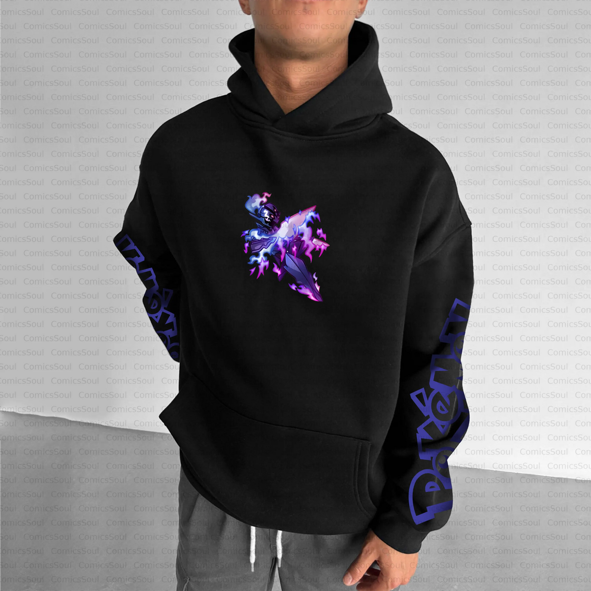 PKM-Unisex Anime Inspired Vintage Plush Hoodie