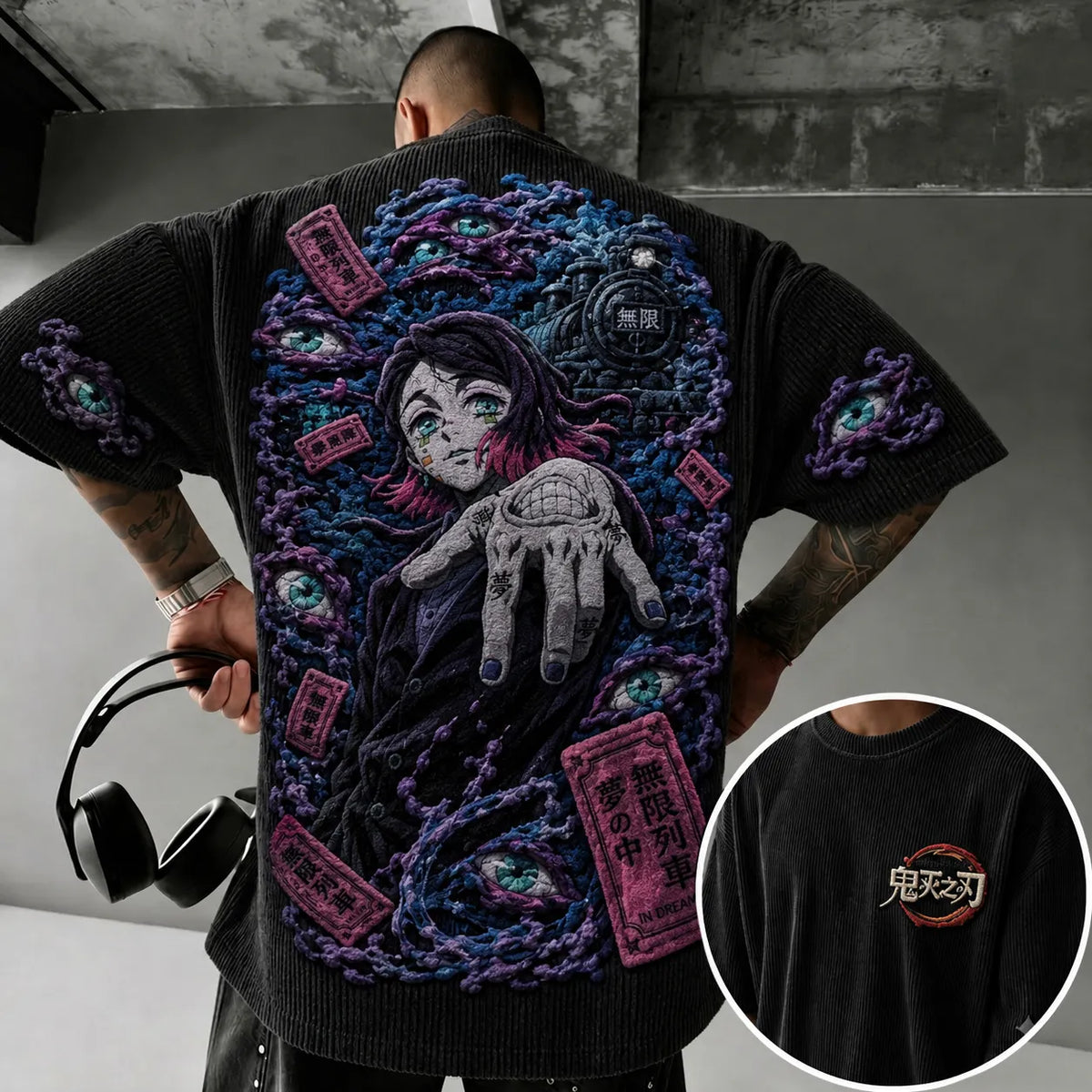 KNY Vintage Anime Print T-shirt