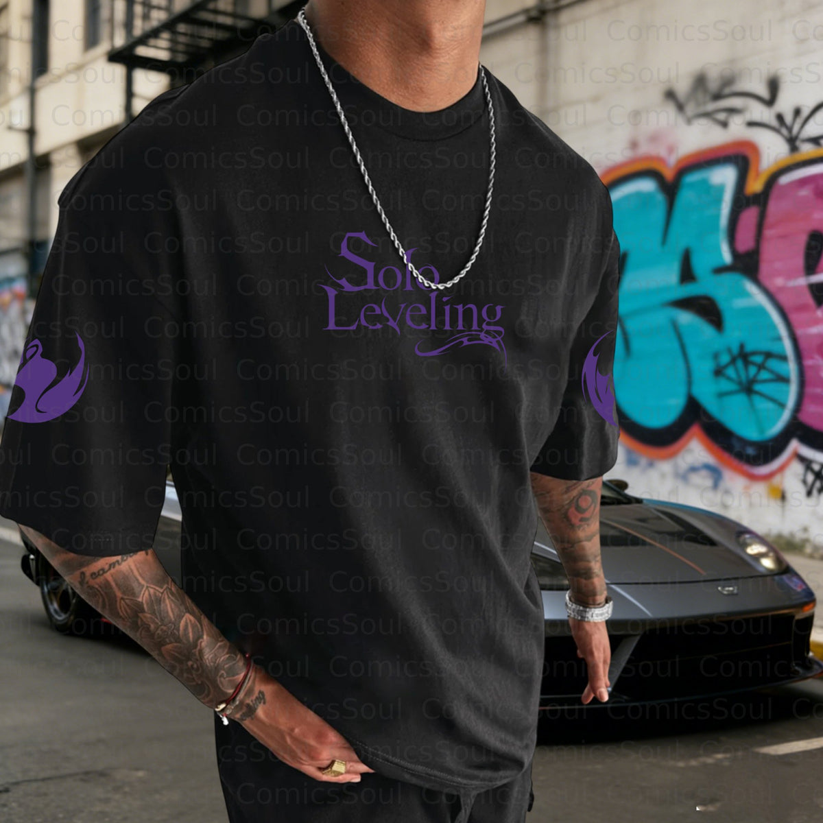 SL-Unisex Anime Inspired Vintage T-Shirt