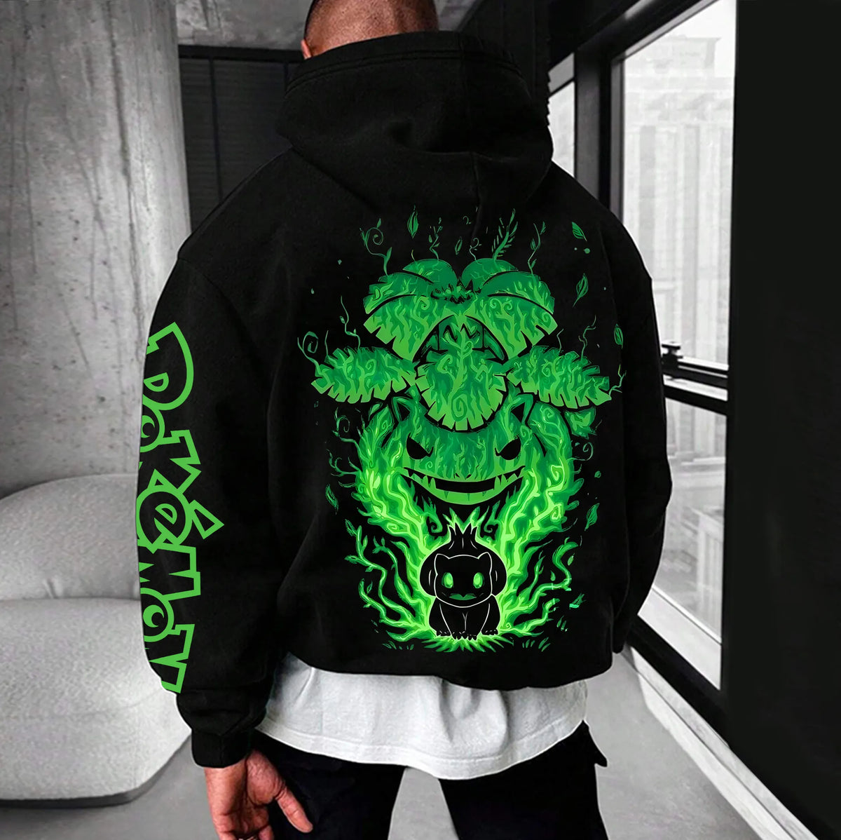 PKM-Unisex Anime Graphic Streetwear Vintage Hoodie