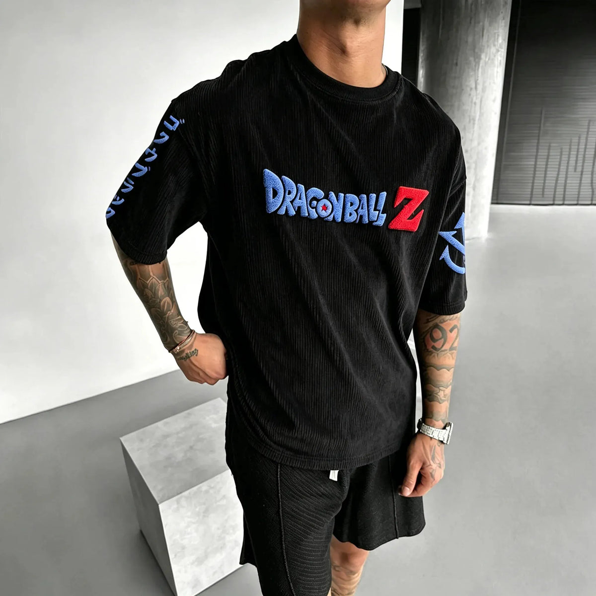 Dragon Ball Unisex Anime Inspired Vintage Corduroy T-Shirt