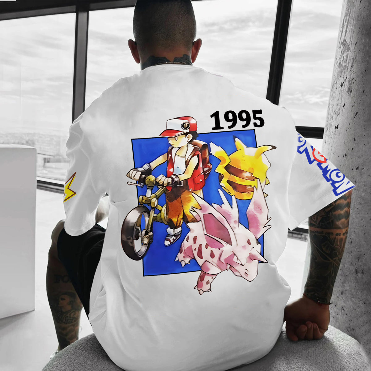 PKM-Unisex Anime Inspired Vintage T-Shirt