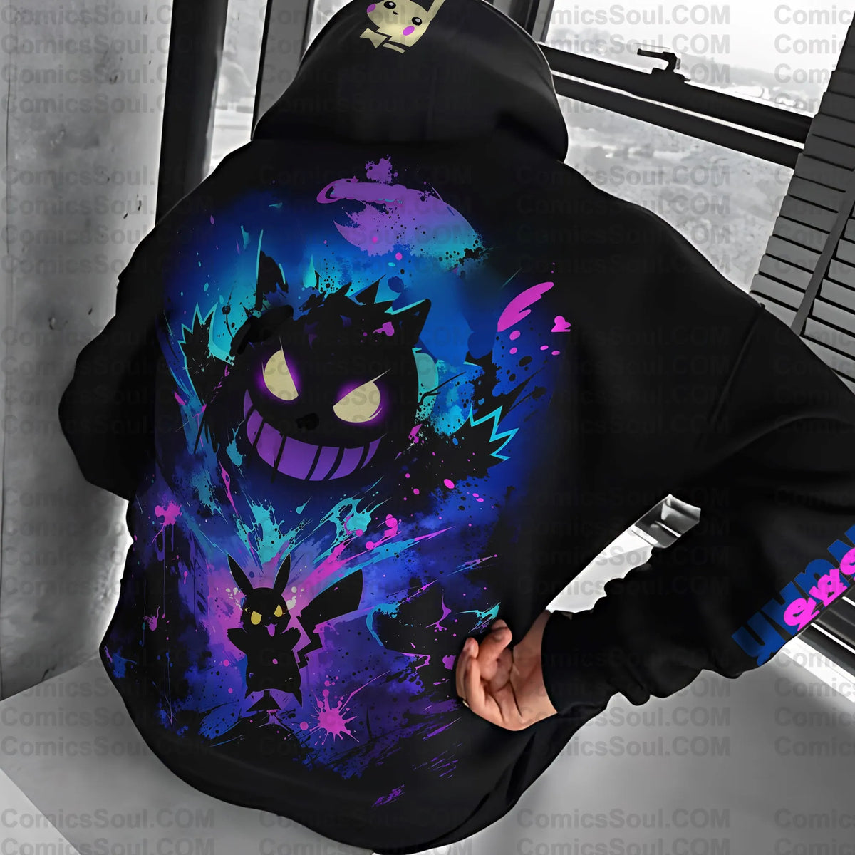PKM-Unisex Anime Graphic Streetwear Vintage Hoodie