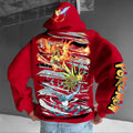 PKM-Unisex Anime Graphic Streetwear Vintage Hoodie
