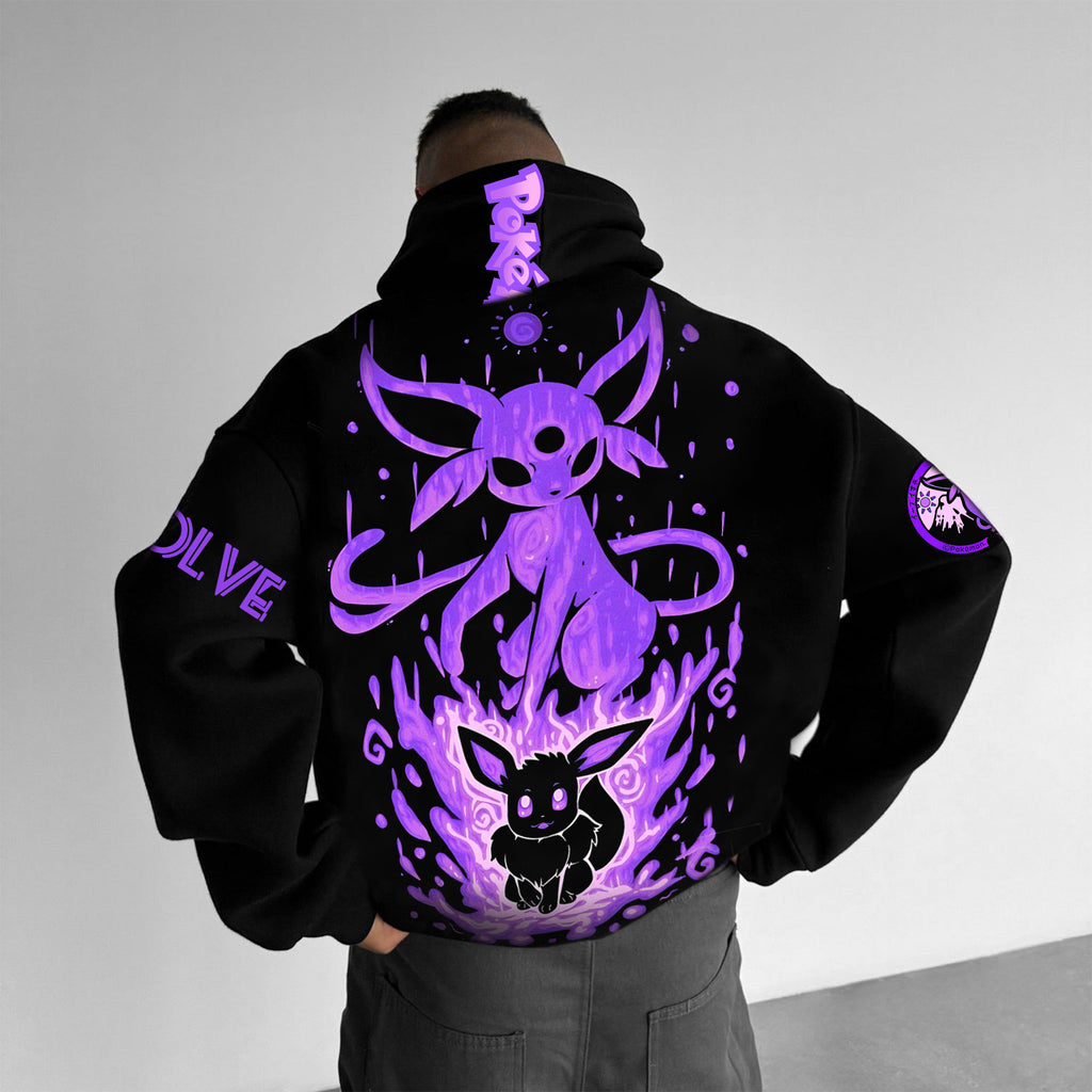 PKM-Unisex Anime Graphic Streetwear Vintage Hoodie