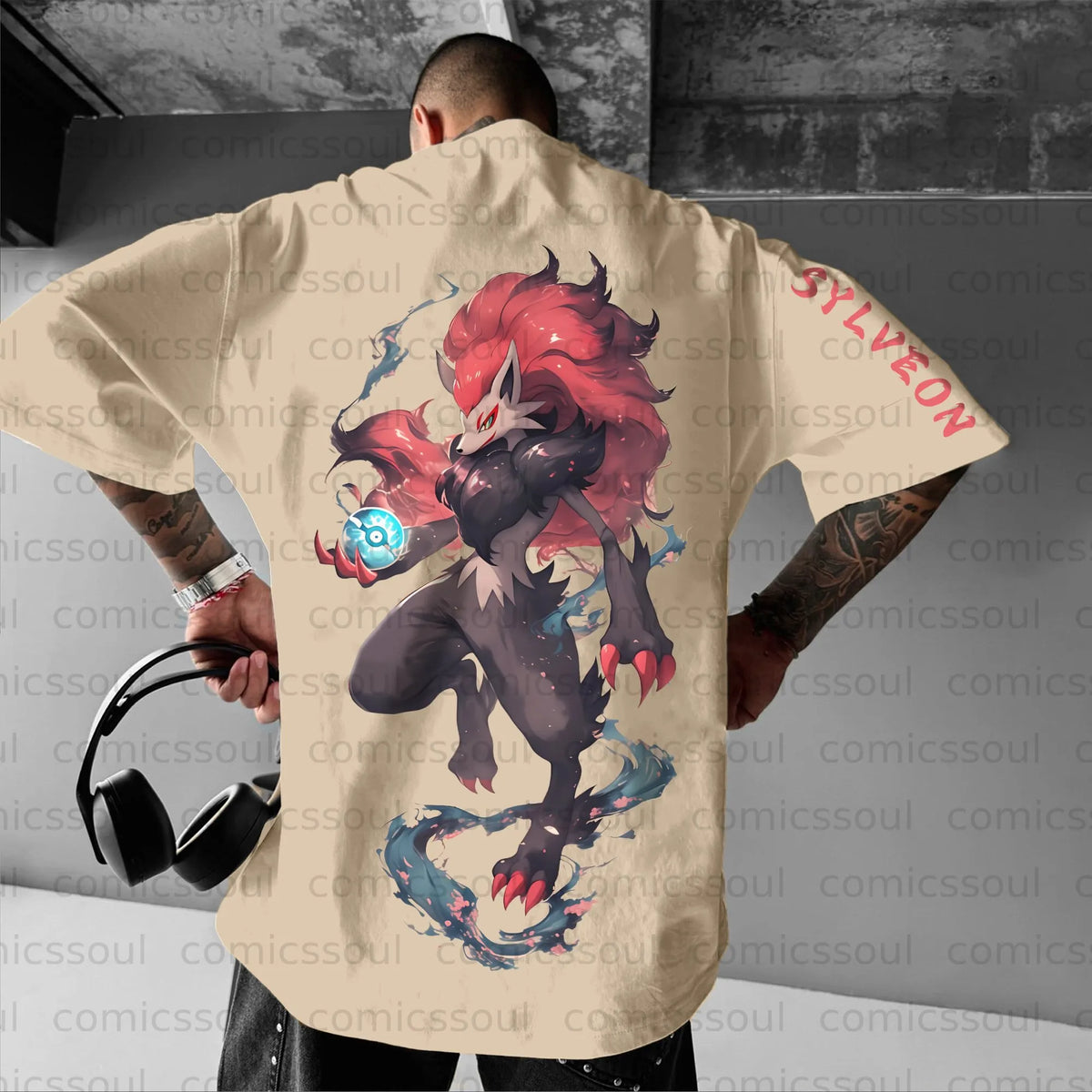 PKM-Unisex Anime Inspired Vintage T-Shirt