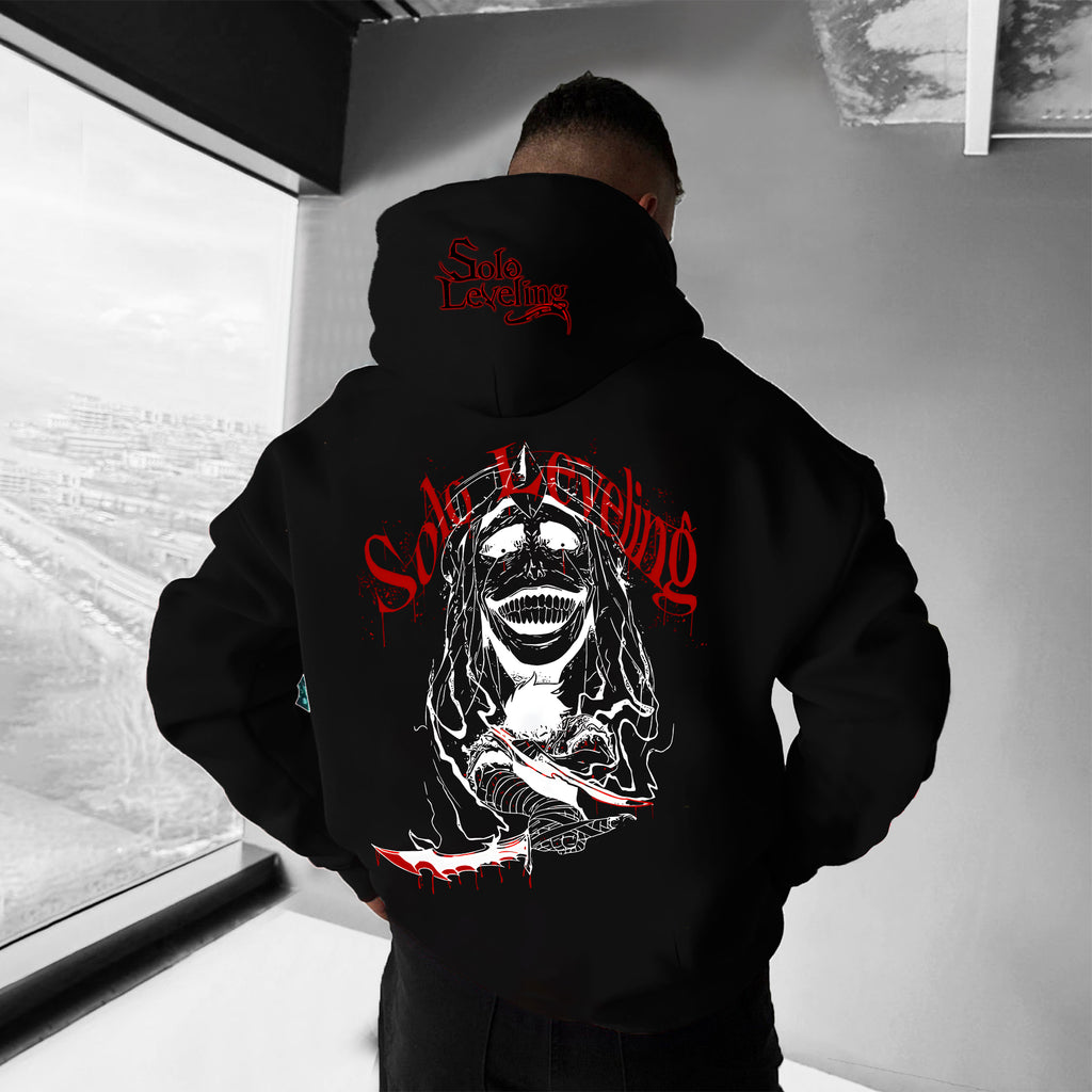 SL-Unisex Anime Graphic Streetwear Vintage Hoodie