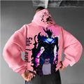 SL-Unisex Anime Graphic Streetwear Vintage Hoodie