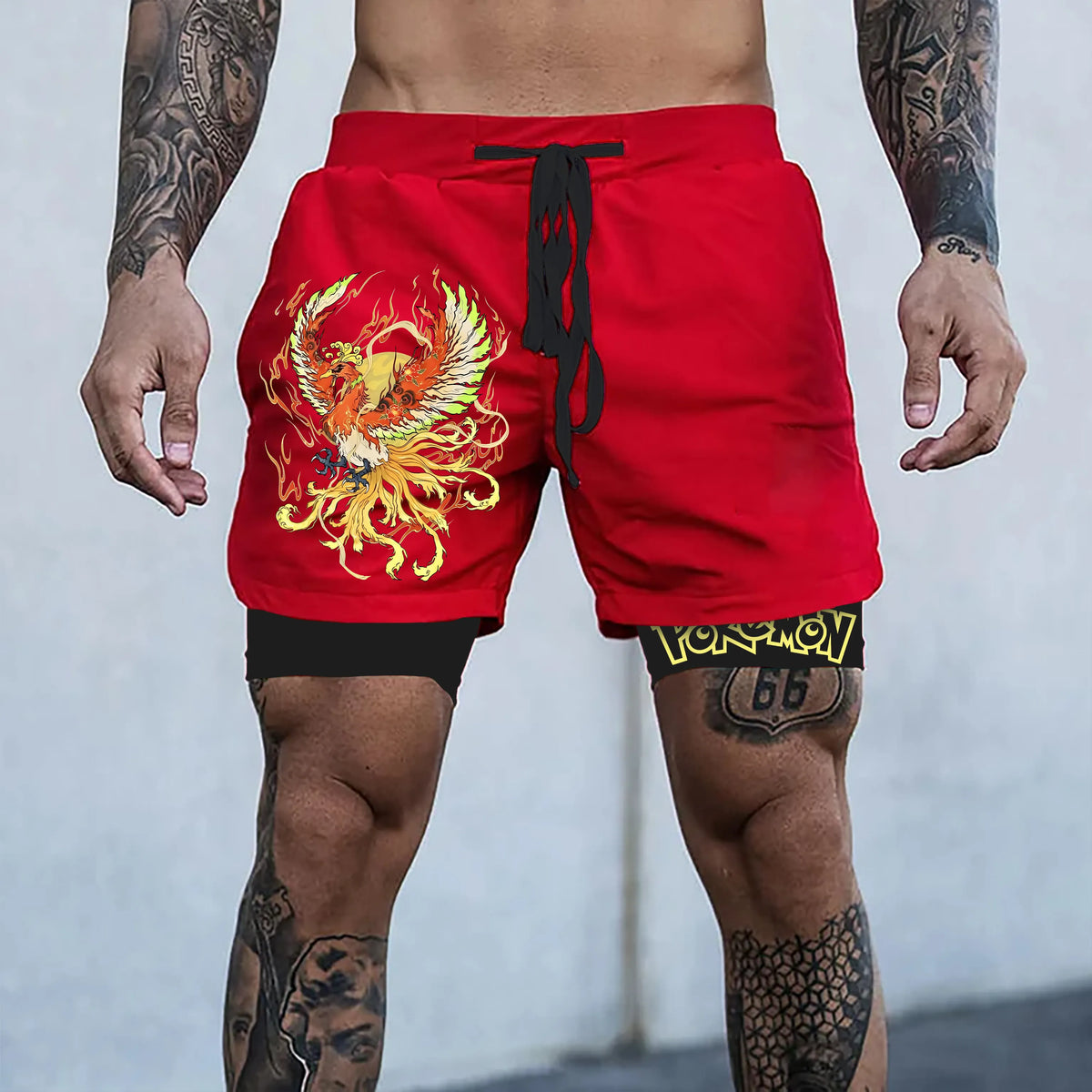 PKM-Unisex Casual Anime Streetwear Shorts