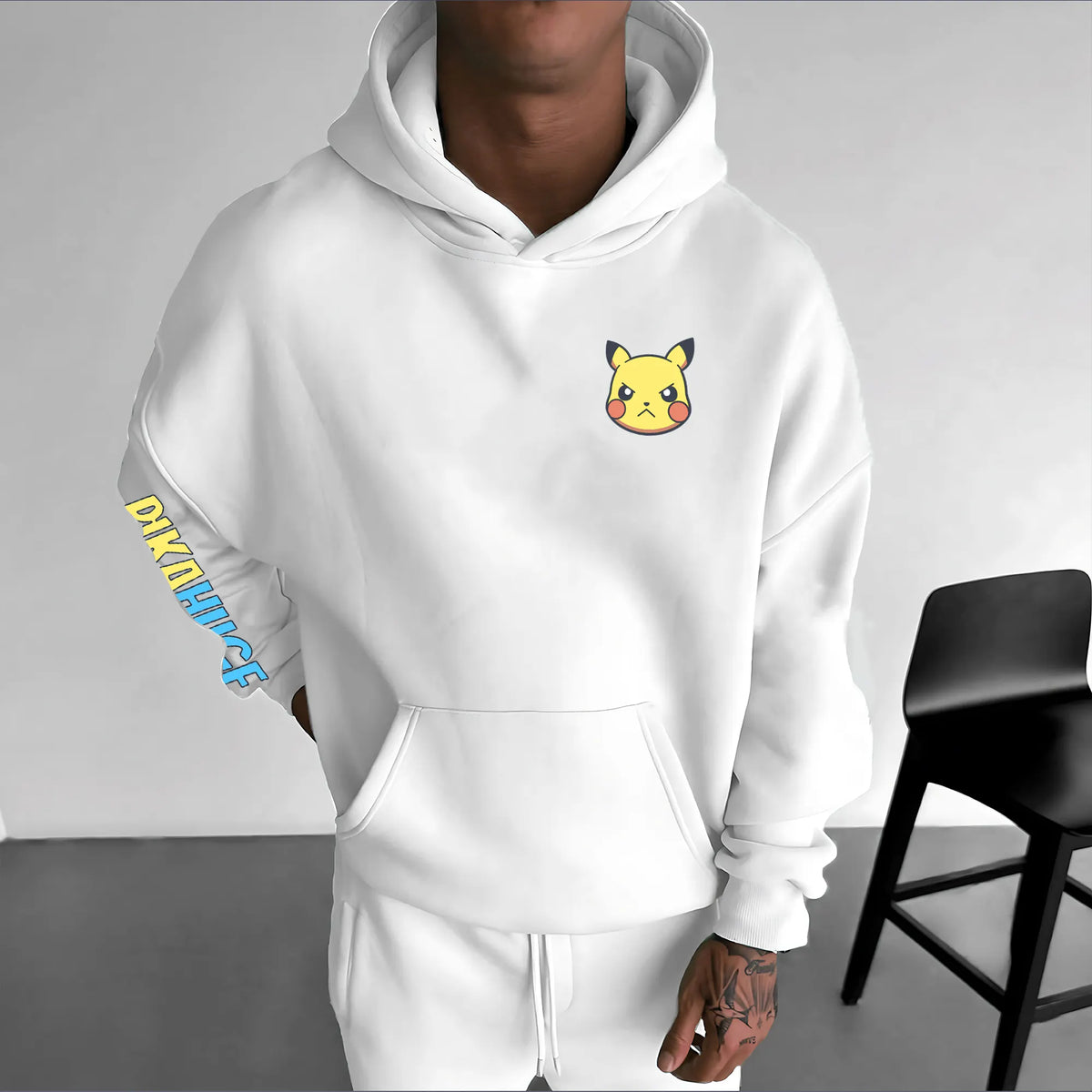 PKM-Unisex Anime Graphic Streetwear Vintage Hoodie