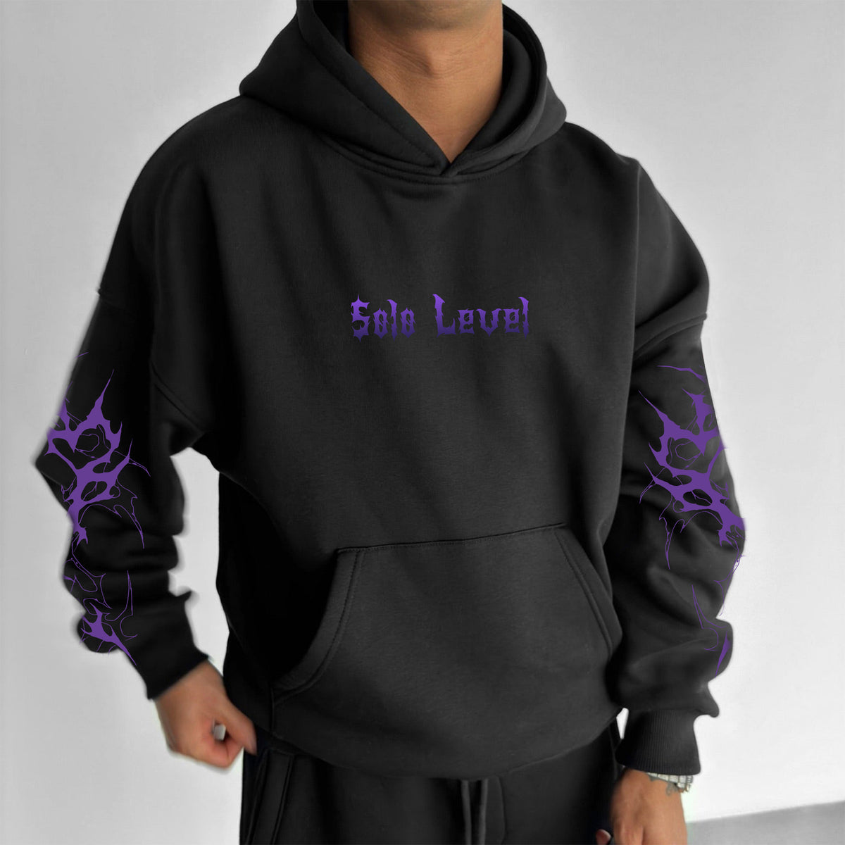SL-Unisex Anime Graphic Streetwear Vintage Hoodie