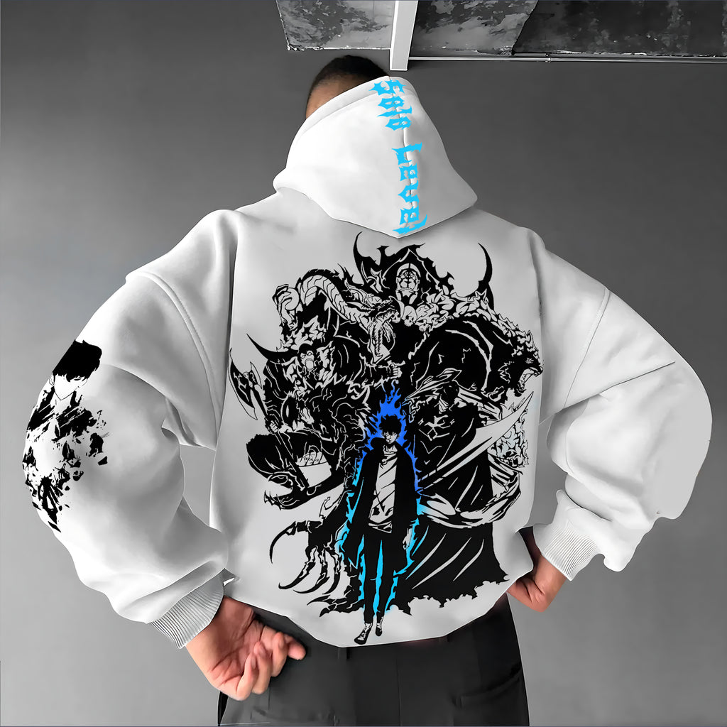 SL-Unisex Anime Graphic Streetwear Vintage Hoodie