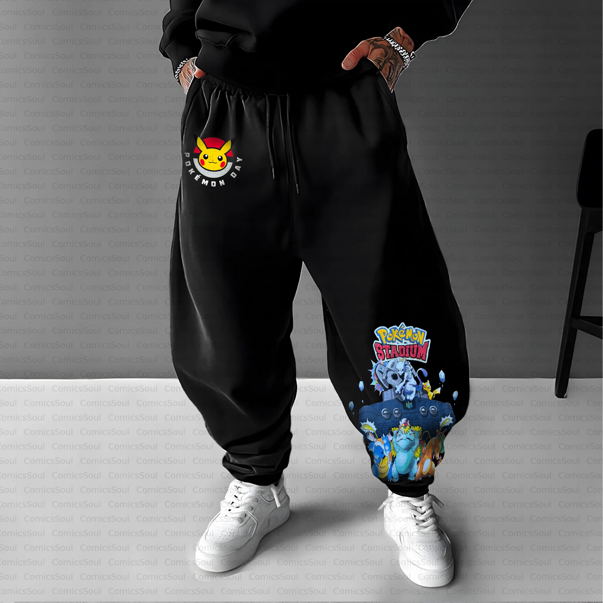 PKM-Unisex Casual Anime Streetwear Pant