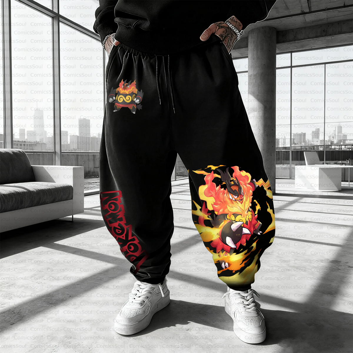 PKM-Unisex Casual Anime Streetwear Pant