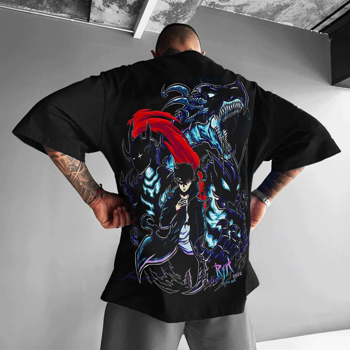 SL-Unisex Anime Inspired Vintage T-Shirt