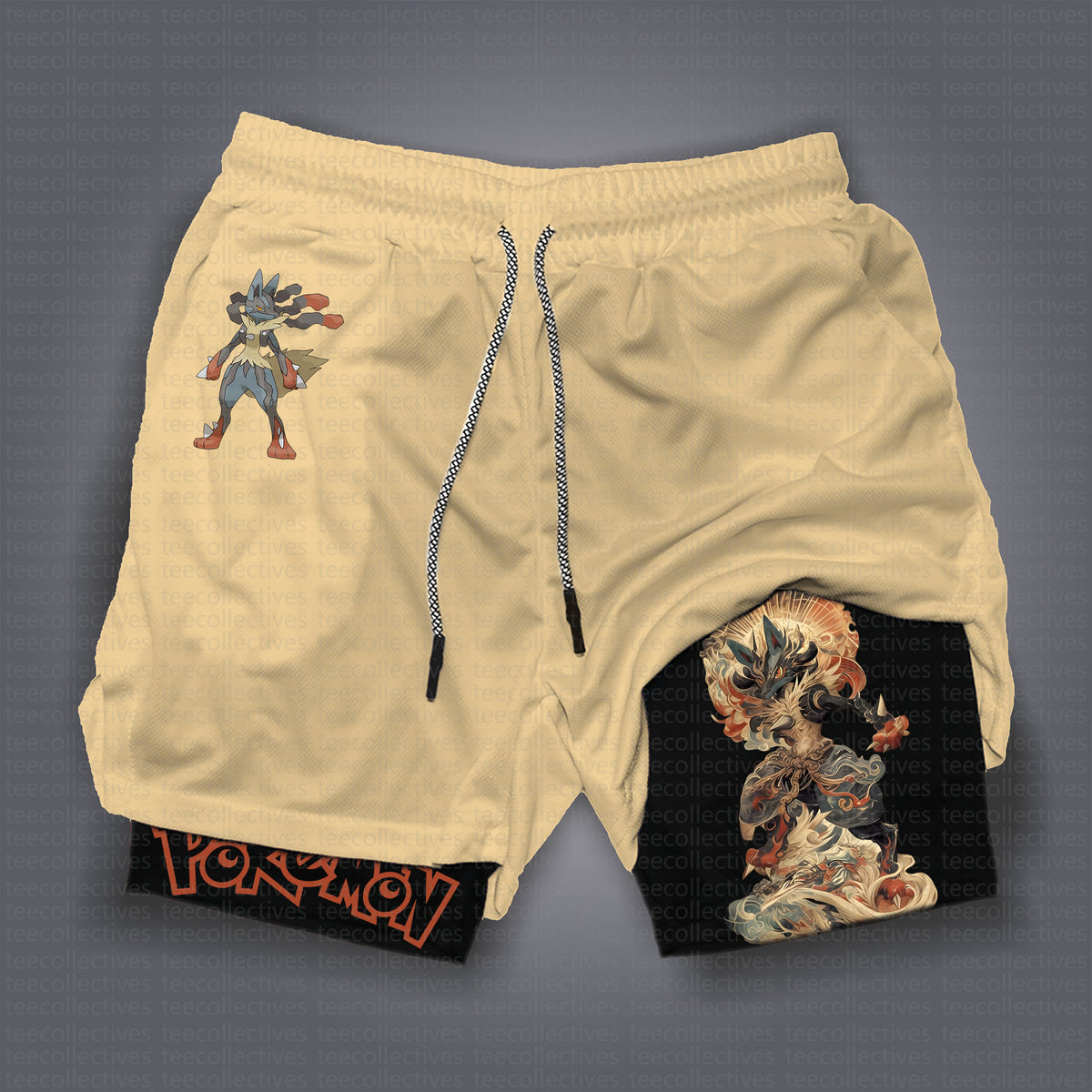 PKM-Unisex “Pokemon” Casual Streetwear Shorts