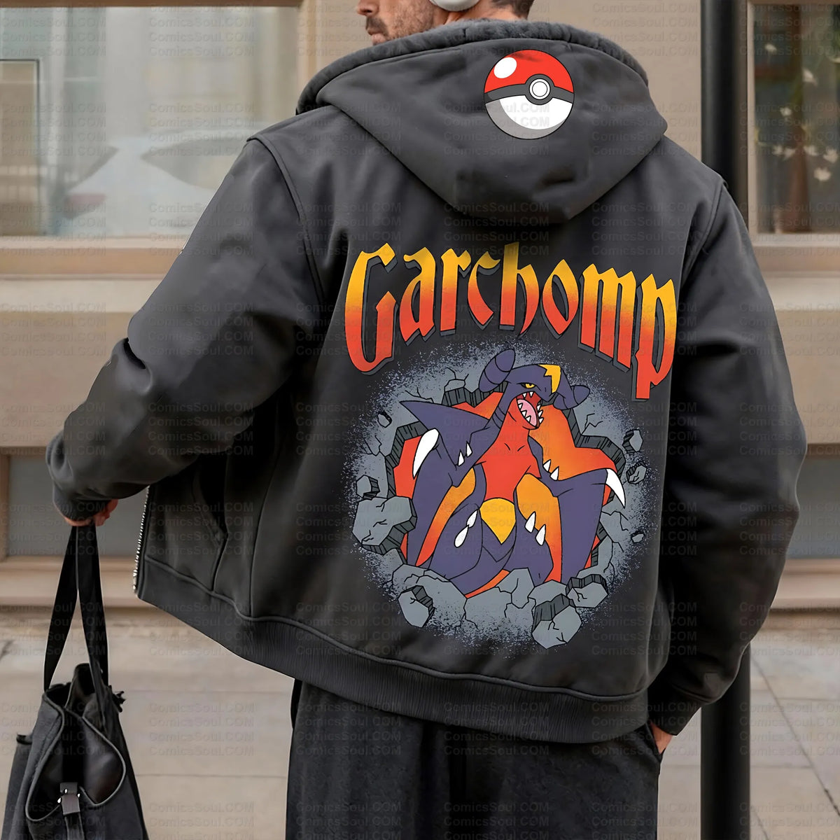 PKM-Unisex Graphic Streetwear Vintage Zipper Cardigan Plush Hoodie