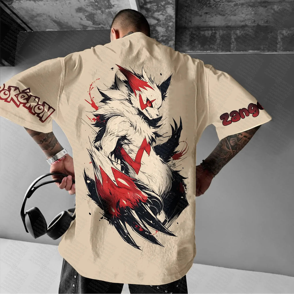 PKM-Unisex  Anime Inspired Vintage T-Shirt